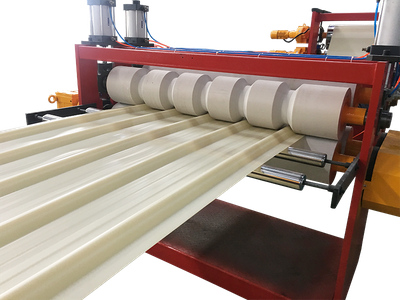 PVC Corrugated Sheet Extrusion Line(Not Foaming)